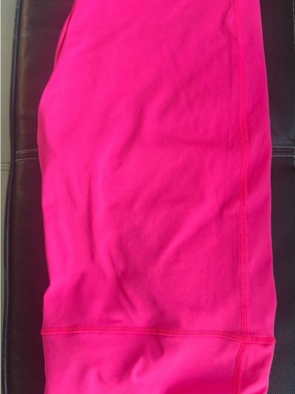 High-Rise Hot Pink Women's Stretch workout gym yoga pants xl - Picture 2 of 8
